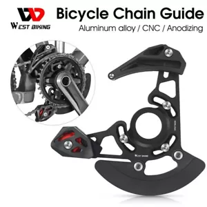 WEST BIKING Aluminiumlegierung MTB Fahrrad Single Disc Kettenführung Bash Guard - Bild 1 von 12