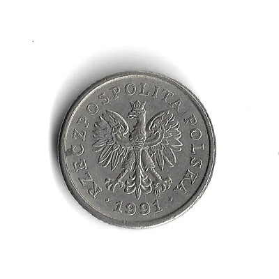Moneda de 10 Groszy World 1991 Polonia - Y# 279 Foto 1 de 2