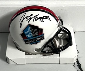 Joe Namath Signed Hall of Fame Mini Helmet Auto - PSA - Picture 1 of 5