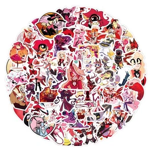 10 pezzi Hazbin Hotel Cute Mix adesivo decalcomania impermeabile - venditore USA, SPEDIZIONE VELOCE - Foto 1 di 5