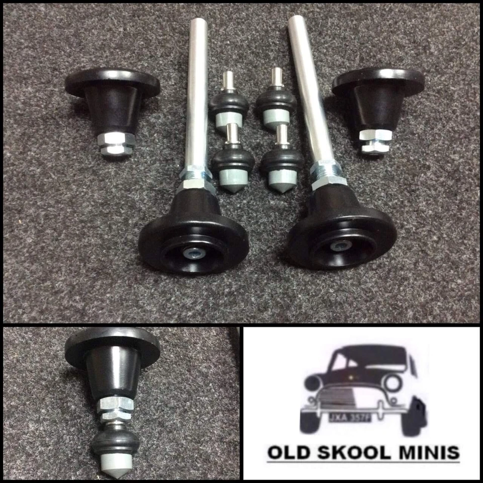 Clásico Mini Aleación Ligera HI-LO Suspensión Ajustable Kit Completo Nudillos INC - Imagen 1 de 1