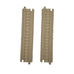 2 Stück S1 Straight Thomas Train Trackmaster Gullane Kunststoff beige Schienen Mattel - Bild 1 von 7