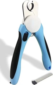 Dog & Cat Pets Nail Clippers - with Safety Guard to Avoid Overcutting, Free Nail - Picture 1 of 30