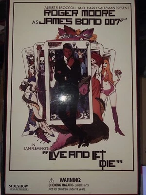 Camiseta James Bond Sideshow 1/6 figura 12” Julius W. Harris Hee Live & Let Die 007 - Imagem 1 de 4