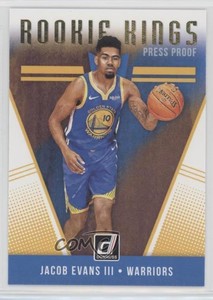 2018-19 Panini Donruss Rookie Kings Press Proof Jacob Evans III #25 Rookie RC