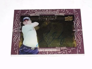 2014 Exquisite Golf LOUIS OOSTHUIZEN Dimensions Shadowbox Auto PGA Open Champion - Picture 1 of 2