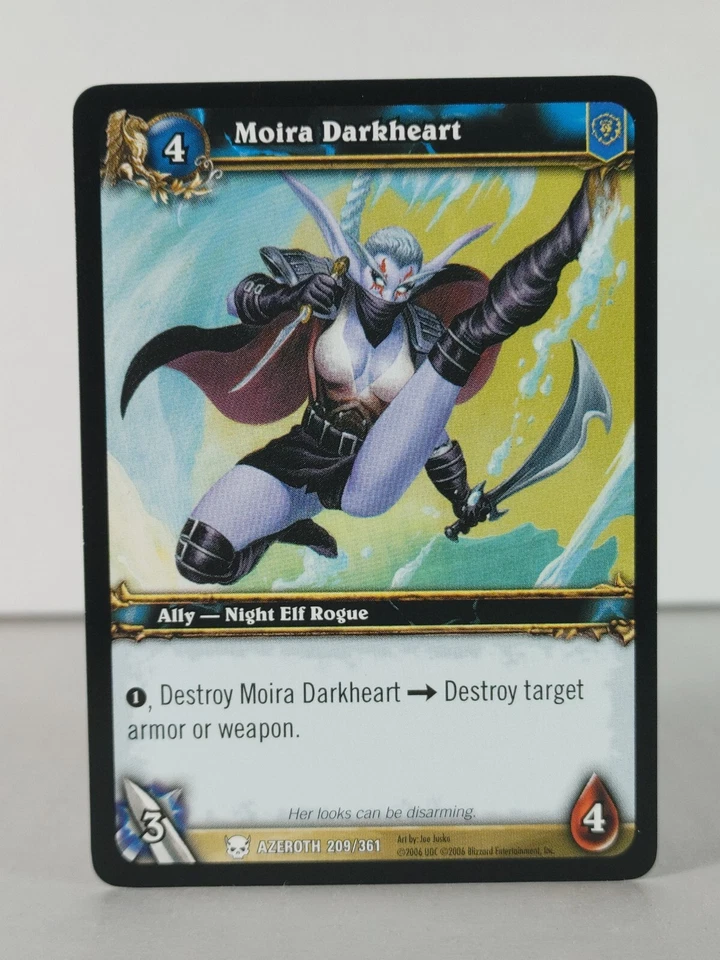 Moira Darkheart - Heroes of Azeroth - 209/361 - Warcraft TCG - Comum - Imagem 1 de 1