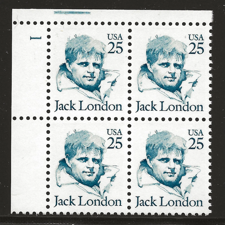 US Scott #2182, Plate Block #1 1986 London 25c FVF MNH Upper Left - Image 1 of 1