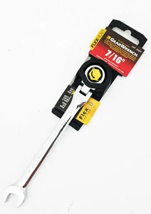 GearWrench Genuine 7/16" Flex Head Combination Ratchet Wrench Spanner 34540 - Foto 1 di 2