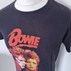 David Bowie Tour T-Shirt Men's Medium NYC Black Graphic Print - Picture 1 of 5
