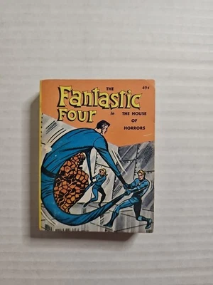 1968 Fantastic Four "In The House of Horrors" Whitman Big Little Book #5775 Foto 1 de 4