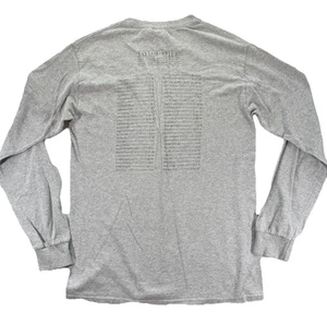 Camiseta Taylor Swift 2015 1989 Gira Mundial Manga Larga Talla Pequeña Gris Música - Imagen 1 de 5