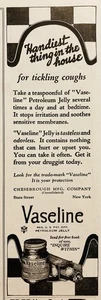 1926 d.C.(N25)~CHESEBROUGH MFG. CO. STATO ST. NYC. "VASELINA" PER SOLLETICO TOSSE - Foto 1 di 1