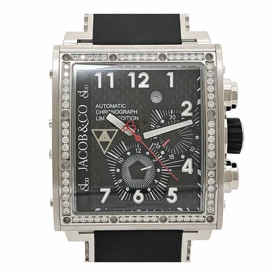 Reloj usado JACOB & CO Epic I bisel diamante épico negro para hombre #111026 Foto 1 de 4