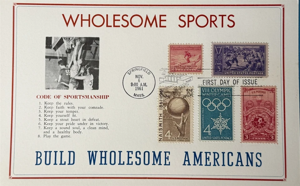 Hammond Like Card 1189 Basketball Wholesome Sports 5 1/4 X 8 1/4 - Image 1 of 1