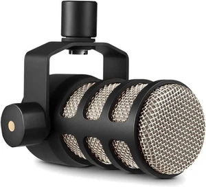 RØDE PodMic Cardioid Dynamic Broadcast Microphone – XLR, Matte Black - Picture 1 of 3