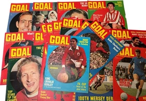 Vintage Goal Football Magazine Issue No 1-21  1968 Weekly First Edition Rare - Picture 1 of 3
