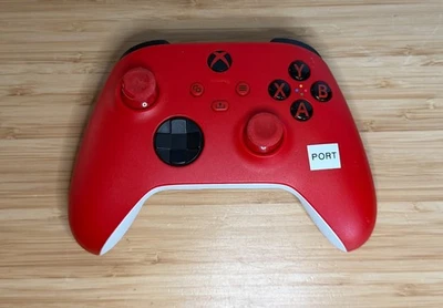 Microsoft Xbox One OEM Wireless Controller RED (Model 1914 USB-C) *WORKS* READ!! - Image 1 of 4