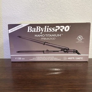 BaBylissPRO Nano Titanium Prima3100 1'' Ferro da Stiro Piatto Nightfall | BNTP3100TUC - Foto 1 di 6
