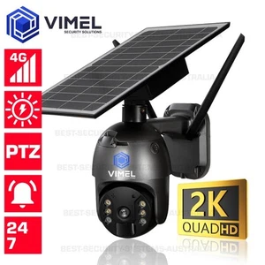 4G Construction Site Camera 2K Solar Night Vision Outdoor Wireless Battery Farm - Picture 1 of 16