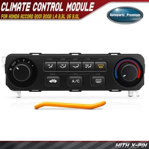 A/C Climate Control Module w/ Rear Defrost for Honda Accord 2001 2002 2.3L 3.0L - Picture 1 of 10