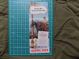 1944/42 PRINT AD GOEBEL BEER GEORGE VANDERBILT ASHEVILLE HORSE'S WW2 - Bild 1 von 1