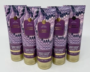 5 NEW BATH & BODY WORKS SWEET WHISKEY ULTIMATE HYDRATION BODY CREAM LOTION 8OZ - Picture 1 of 6