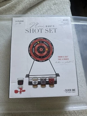 * СОВЕРШЕННО новый * мини дартс выстрел набор питьевой вечеринки игры - Изображение 1 из 4