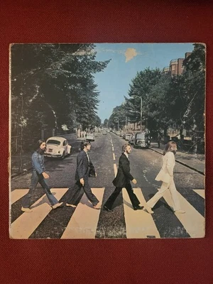 BEATLES Abbey Road Original 1969 1st Press LP Drainpipe Cover Her Majesty Vinyl - Image 1 of 4