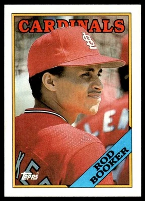 1988 Topps Rod Booker Rookie St. Louis Cardinals #483 - Image 1 of 2