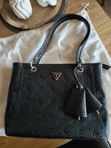 Guess TASCHE Jena TOTE schwarz LOGO Neu! - Bild 1 von 7