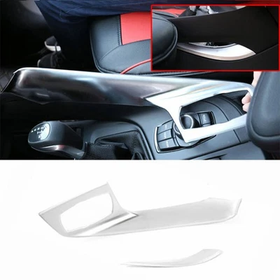 Средняя консоль ABS серебристая мультимедийная полоска отделка для BMW X1 F48 2016-2021 2 шт. - Изображение 1 из 4