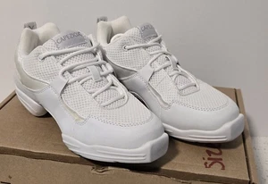 Fierce Dansneaker DS11 Adult White Dance Sneaker Shoe Jazz New Size 7 - Picture 1 of 10
