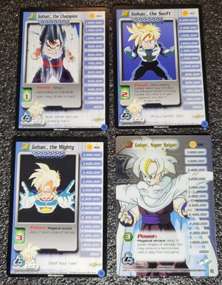 Limited Gohan Cell Saga Starter Set Personality Lv1-3 HT DBZ CCG Score Cards Z - Image 1 of 2