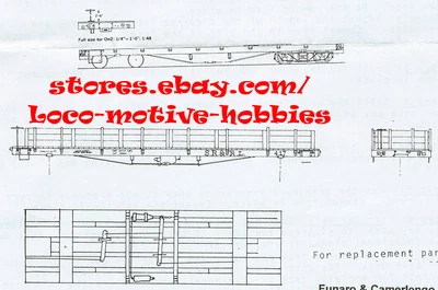 Funaro F&C 6194 HOn2-1/2 HOn30 SANDY RIVER RANGELEY LAKES  Gondola SR&RL  2-CARS - Image 1 of 4