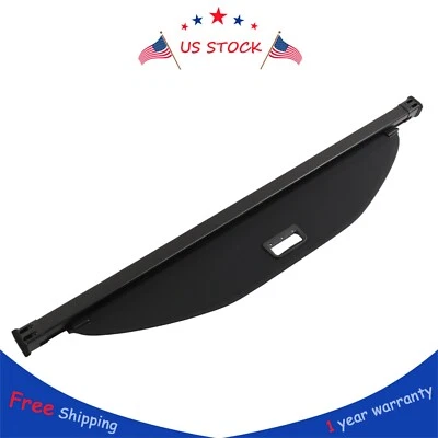Black Cargo Cover Security Shade FOR 15-2018 Hyundai Santa Fe Sport Retractable Foto 1 de 4