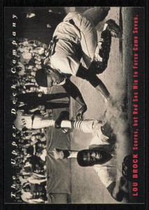 1994 Upper Deck All-Time Heroes #3 Lou Brock - - - Near Mint