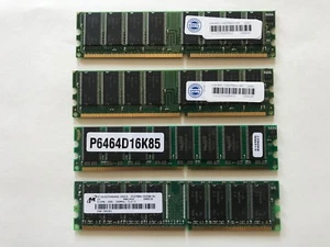 4 - 512MB PC2700 DDR-333MHz CL2.5 - Picture 1 of 2