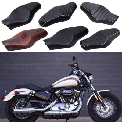 Двухместное пассажирское водительское седло для Harley Davidson Sportster 1200 883 айрон - Изображение 1 из 4