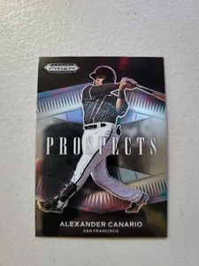 2021 Panini Prizm Draft Picks Prospects Alexander Canario #P-AC Giants NM - Foto 1 di 2