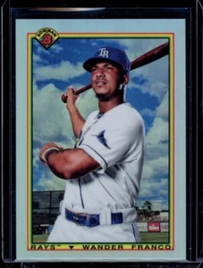 2020 Bowman Chrome ~ Wander Franco ~ 1990 Bowman Retro ~ #90B-WF ~ Tampa Bay - Picture 1 of 2