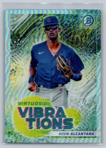 2022 Bowman Chrome Kevin Alcantara VIRTUOSIC VIBRATIONS   #VV-11 Cubs - Imagen 1 de 2