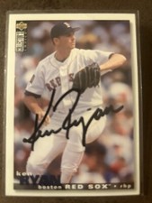 Ken Ryan - Boston Red Sox 1995 Upper Deck AUTOGRAPHED