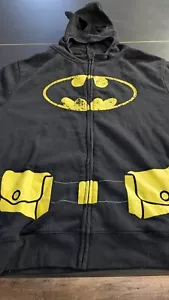 Batman Hoodie With Mask and Pointy Ears Built In Hoodie FUN! - Picture 1 of 6