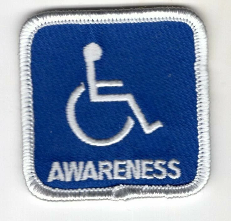 AWARENESS Iron On Patch  Handicap Medical  - Image 1 of 1