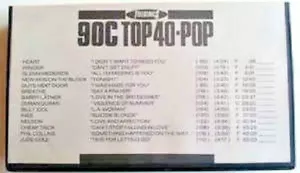 TELEGENICS 90C Top 40 Pop V/A VHS NTSC 1990 HEART NKOTB Duran Duran INXS - Imagen 1 de 1