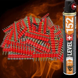 Gaspatrone RM152 1 Stück +Betonnägel HB42_25 ø3/2,6x25mm 1000 Stück  - Bild 1 von 6