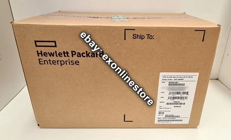 860663-B21 - HPE DL360 Gen10 Intel Xeon-Gold 5118 (2.3 GHz/12-core/105 W) Proc - Image 1 of 1
