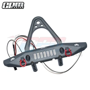 GPM Alu Front Bumper With D-Rings (Spiked Design) For SCX6 Jeep Trial Honcho - Picture 1 of 9