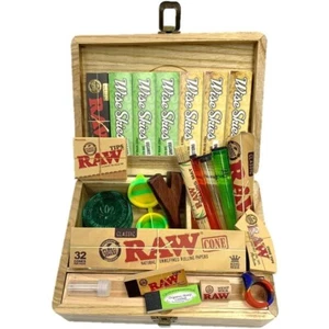 Das ultimative Rollkasten-Set Rollpapiere Wise Skies Rolltipps Rauchen Geschenk - Bild 1 von 6